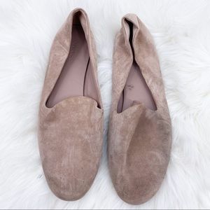 Vince Pink Suede Slip Ons 9m